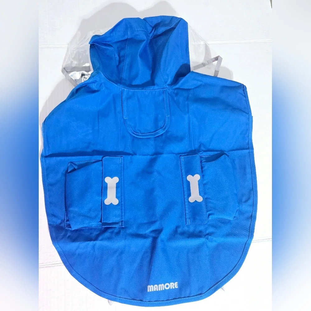 Waterproof Dog Raincoat, Adjustable Reflective Lightweight Pet Rain Clothes Lg